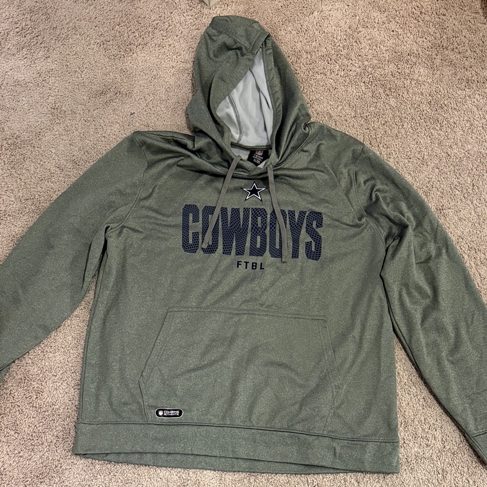 NFL Dallas Cowboys Olive Green Pullover Hoodie